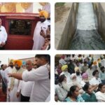Cabinet Ministers Barinder Kumar Goyal and Tarunpreet Singh Saund inaugurated completed irrigation projects worth Rs 70.52 crore in Khanna